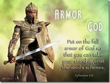 穿戴神所賜的全副軍裝